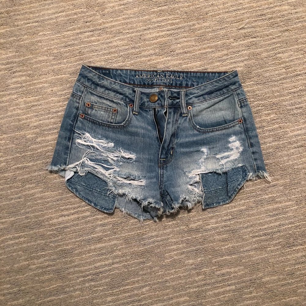 American Eagle Jean Shorts, High-Rise